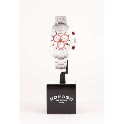 Romago Superléger Chrono Mulher Prata